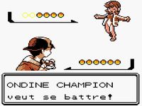 une photo d'Ã©cran de Pokemon Or sur Nintendo Game Boy Color